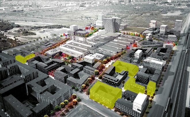 Skyttehusene - en del af det nye mangfoldige Bellakvarter